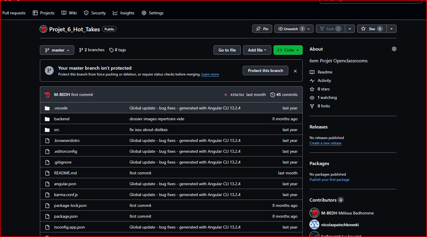 image code projet Hot-Takes sauce piquante